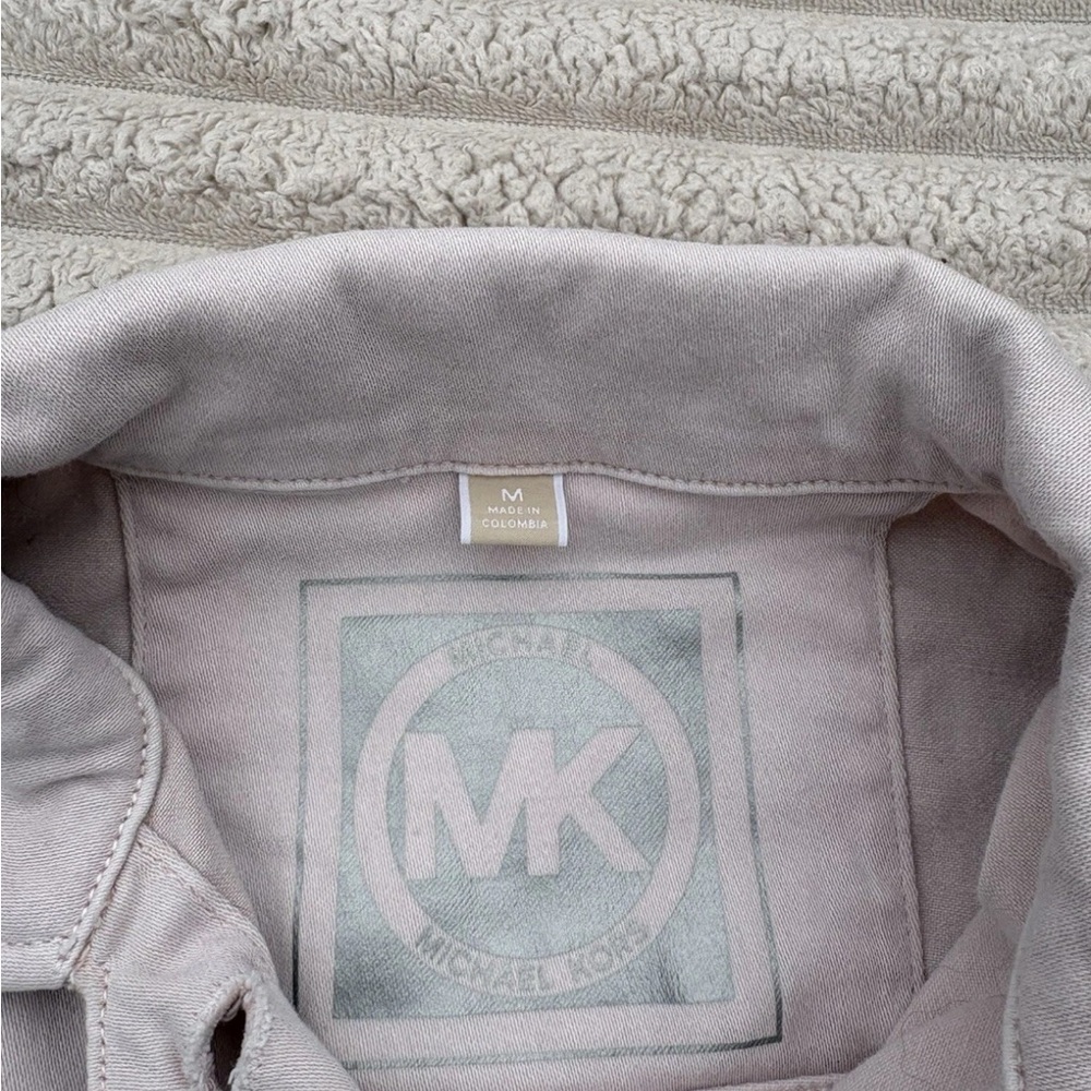 Michael Kors Soft Pink Jean Jacket - Picture 6 of 7